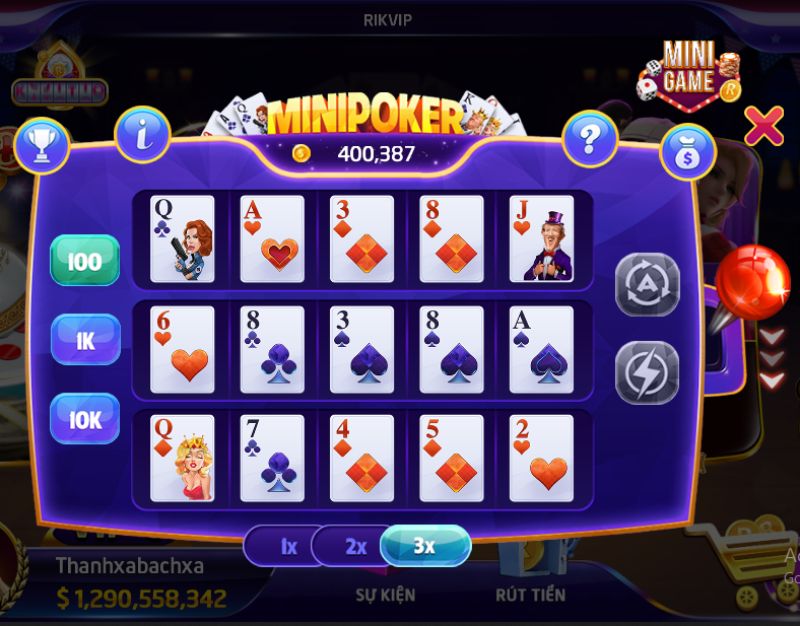 Lưu ý khi chơi Mini Poker Fun88 cược thủ cần nắm rõ